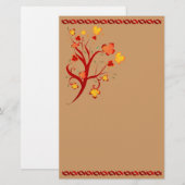 Automne Arbre Design papeterie (Devant / Derrière)
