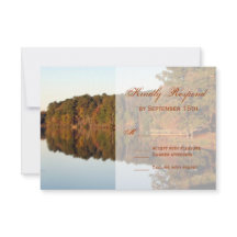 Automne Arbres d'automne Feuille Mariage Cartes RS