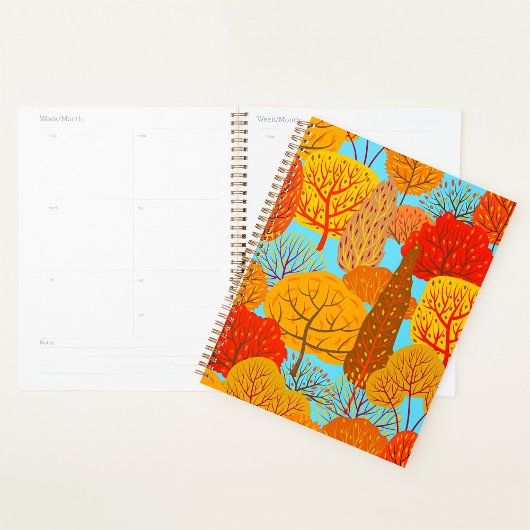 Automne Arbres Motif Chute Foliage
