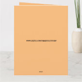 AUTOMNE AUTOMNE FALL ANNIVERSAIRE CARTE DE RECONNA (Dos)