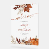 Automne automne feuilles mariage dégivré signe d'a (Angle)