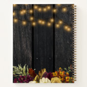 Automne automne fleurs rustiques 80 ans livre d'or (Dos)