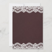 Automne Automne Floral Bridal Show Invitation (Dos)