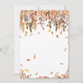 Automne Automne Floral Chic Bridal Show Invitation (Dos)