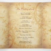 Automne Automne Maples Mariage Feuille Programme T (Intérieur au milieu)