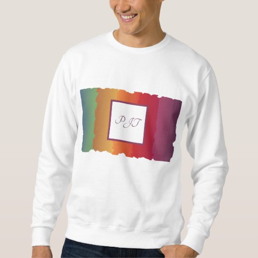 Automne Automne Monogramme Sweatshirt pour hommes (Devant)