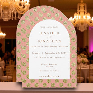 Automne automne Pois d'or Faire-part de mariage