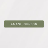 Automne Beech Forêt Tone Couleur Nom Étiquettes (Design 1)