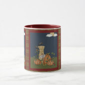 "Automne Bienvenue" Automne Écarce Mug (Centre)