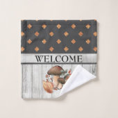 Automne Bienvenue, automne et action de grâces (Gant de toilette)