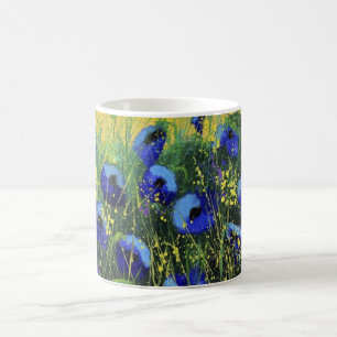 Automne bleu, mug café Art