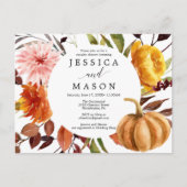 Automne Bliss Couples Douche Invitation (Devant)