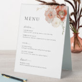 Automne Bohème Mariage Tente Menu Signe (En SItu (Tableau))