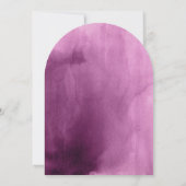 Automne Boho Blooms Baby shower Invitation (Dos)