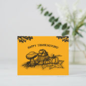 Automne, Bon thanksgiving ! Carte postale (Debout devant)