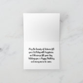 Automne Bonne Carte de voeux d'anniversaire (Intérieur)