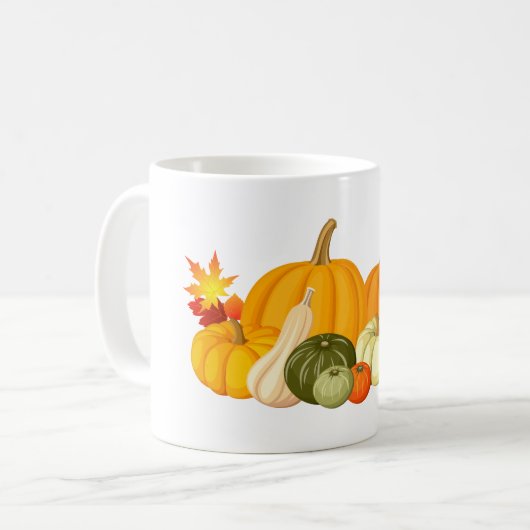Automne Bonne récolte Mug (Devant gauche)