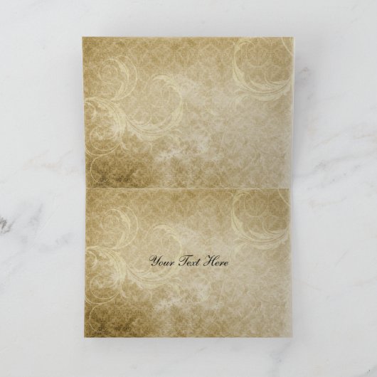 automne brun mariage Merci (Intérieur)