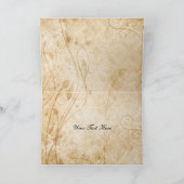 automne brun mariage Merci (Intérieur)