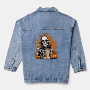 Automne Café Squelette Halloween