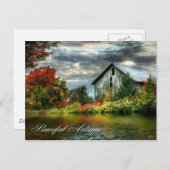 automne calme - carte postale (Devant / Derrière)