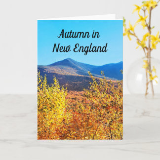 automne carte Nouvelle-Angleterre