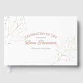 Automne Chêne Feuilles Célébration de la vie (Recto)