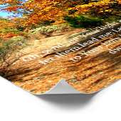 Automne Christian Poster Bible Verse Créationarts (Coin)
