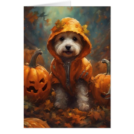 Automne Citrouille Chiot (Devant)