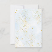 Automne citrouille Mot Scramble Baby Douche Carte (Dos)