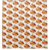 Automne Citrouille Rideau de douche (Devant)