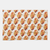 Automne Citrouille Serviette de cuisine (Horizontal)