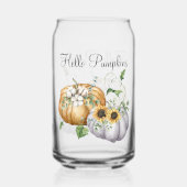 Automne Citrouille Tournesol et Fleurs de coton (Verso)