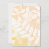 Automne Citrouille Woodland Baby Shower Invitation (Dos)