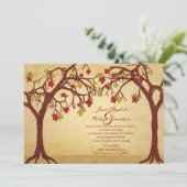 Automne clair / Faire-part de mariage Automne (Debout devant)
