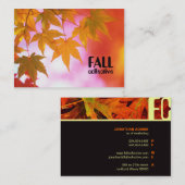 Automne Collectif Cartes de visite de Chubby (Devant / Derrière)