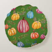 automne coloré Art Lanterns Coussin ronde (Dos)