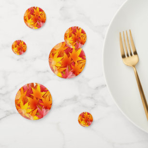 Automne Coloré Automne Thanksgiving Table Confetti