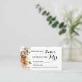 Automne Combien de baisers pour la carte de jeu Mm (Debout devant)