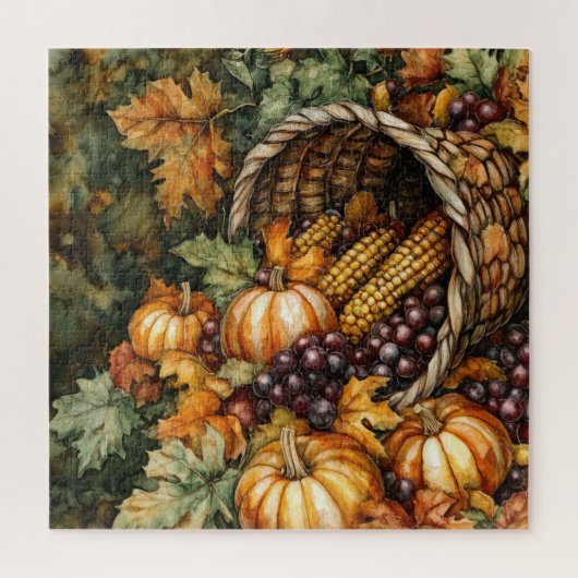 Automne Cornucopia Jigsaw Puzzle (Vertical)