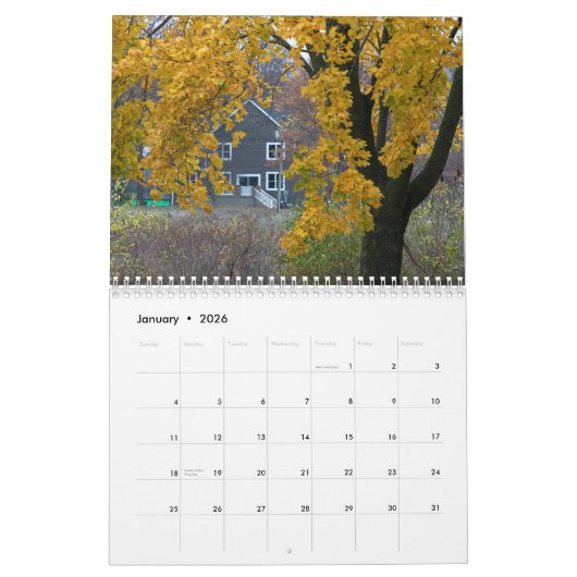Automne Couleurs 2026 Calendrier Par Thomas Minuto (Jan 2026)