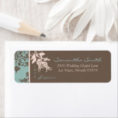 Automne Damask Retour Étiquette B (En situation)
