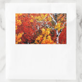 Automne dans la forêt - Peinture Art Stickers (Sac)