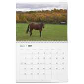 Automne dans la vallée de l'Hudson Calendrier de N (Mar 2027)