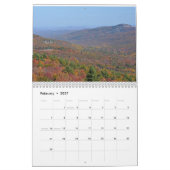 Automne dans la vallée de l'Hudson Calendrier de N (Feb 2027)