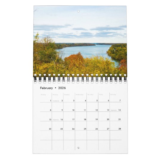 Automne dans le calendrier Niagara (Feb 2026)