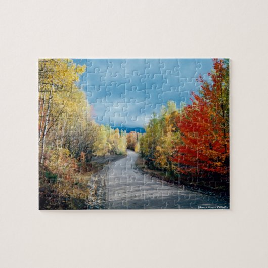 Automne dans le puzzle de la Nouvelle Angleterre (Horizontal)