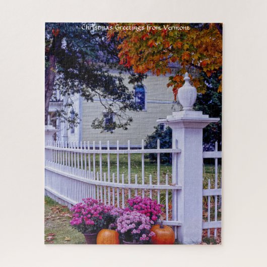 Automne dans le Vermont Jigsaw Puzzle (Vertical)