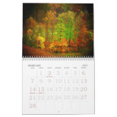 Automne de calendrier dans l'Ozarks (Feb 2027)