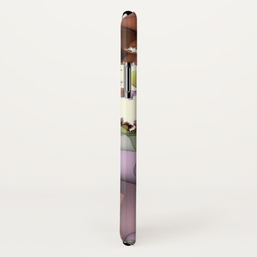 Automne Dragonfly iPhone X Coque (Dos/Droite)